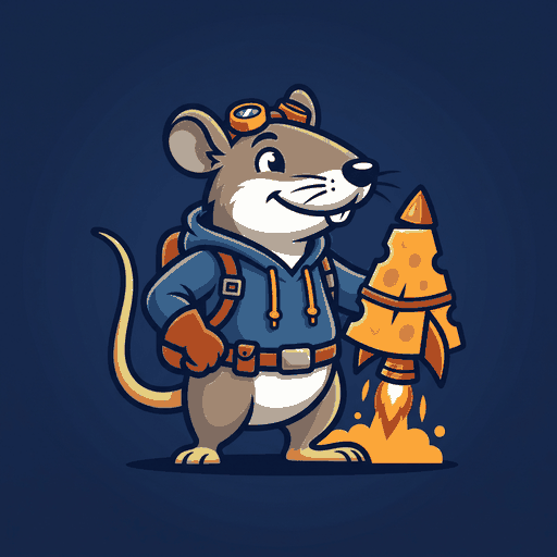 Rocket Cheese Rat logo